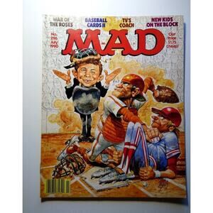 MAD Magazine July 1990 # 296 The War of the Roses Movie Coach TV Satire NKOTB
